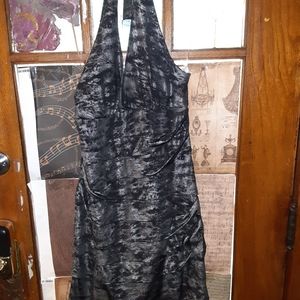 Wet Seal black and silver large minidress